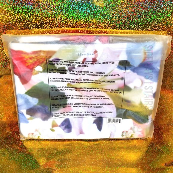 SEPHORA LILY LARGE WRISTLET CLUTCH makeup bag 13.5" zipper sleeve storage pouch - Picture 2 of 14